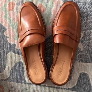Madewell “the Corinne” lugsole loafer mule